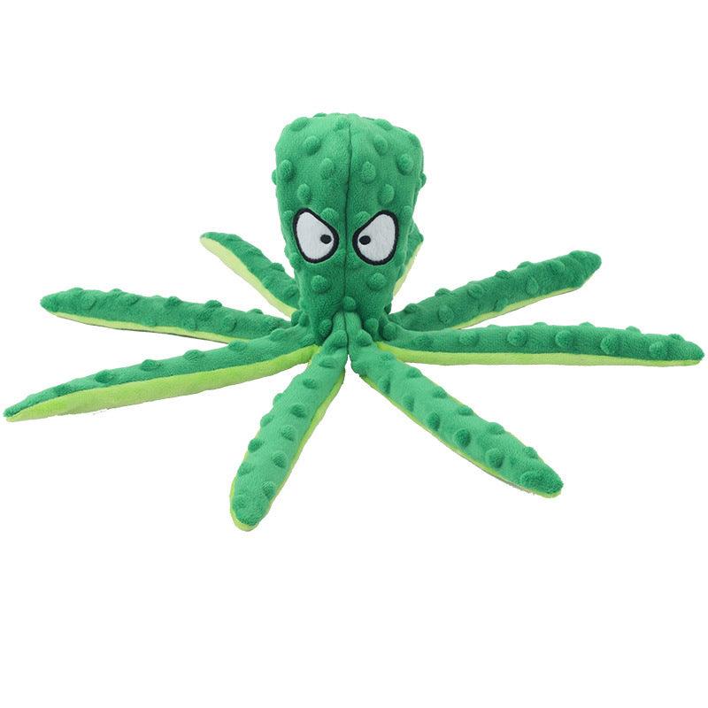 Sustainable Plush Octopus Pet Toy – Durable & Interactive Fun | GREENCHOICE