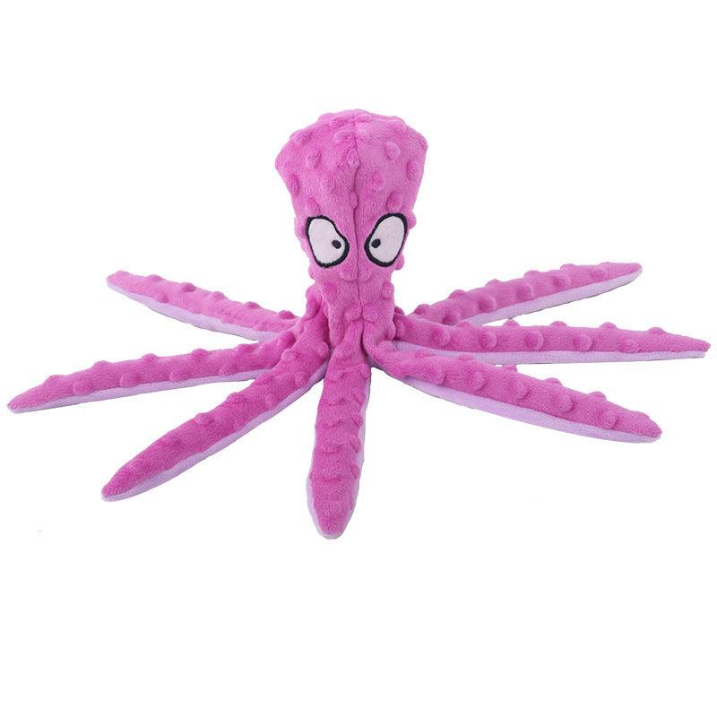 Sustainable Plush Octopus Pet Toy – Durable & Interactive Fun | GREENCHOICE