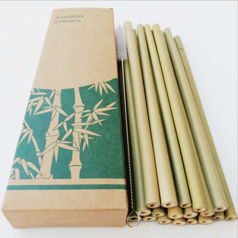 Green yellow bamboo straw | GREENCHOICE