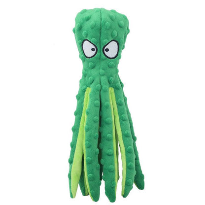 Sustainable Plush Octopus Pet Toy – Durable & Interactive Fun | GREENCHOICE