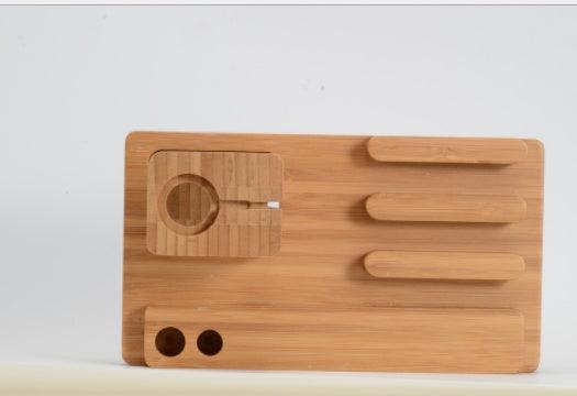 Bamboo and Wood Multi-Function Charging Stand | GREENCHOICE