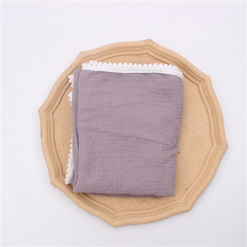 Organic Cotton Baby Tassel Blanket | GREENCHOICE