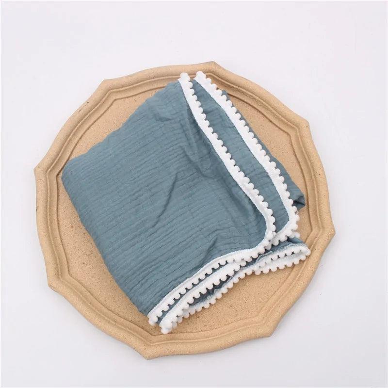 Organic Cotton Baby Tassel Blanket | GREENCHOICE